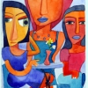 Im Café Aquarell 01