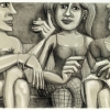 Paul Revellio "Gossip-Girls" Lithographie